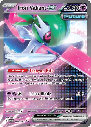 Iron Valiant ex - 089/182 (89) [SV04: Paradox Rift] Holofoil - Deck Out Gaming
