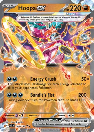 Hoopa ex (98) [SV04: Paradox Rift] Holofoil - Deck Out Gaming
