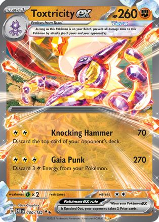 Toxtricity ex (100) [SV04: Paradox Rift] Holofoil - Deck Out Gaming