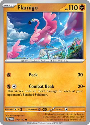 Flamigo (106) [SV04: Paradox Rift] Reverse Holofoil - Deck Out Gaming