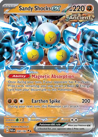 Sandy Shocks ex - 108/182 (108) [SV04: Paradox Rift] Holofoil - Deck Out Gaming