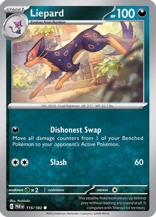 Liepard (115) [SV04: Paradox Rift] Reverse Holofoil - Deck Out Gaming