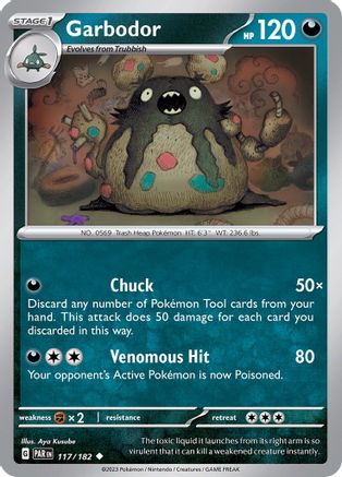 Garbodor - 117/182 (117) [SV04: Paradox Rift] Reverse Holofoil - Deck Out Gaming