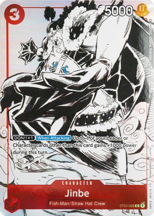 Jinbe (Gift Collection 2023) (ST01-005) [One Piece Promotion Cards] Foil - Deck Out Gaming