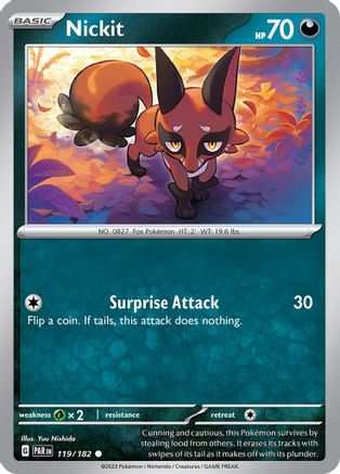 Nickit (119) [SV04: Paradox Rift] Reverse Holofoil - Deck Out Gaming