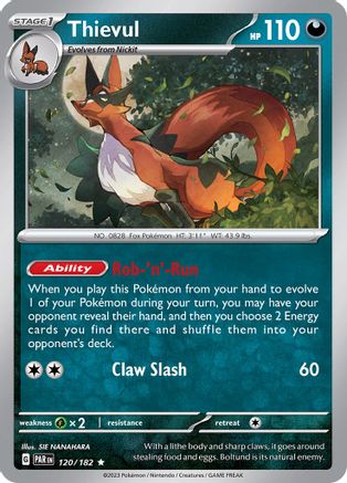 Thievul (120) [SV04: Paradox Rift] Reverse Holofoil - Deck Out Gaming