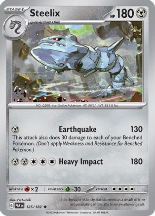 Steelix - 125/182 (125) [SV04: Paradox Rift] Holofoil - Deck Out Gaming