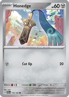 Honedge - 130/182 (130) [SV04: Paradox Rift] Reverse Holofoil - Deck Out Gaming