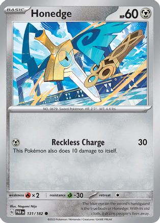 Honedge - 131/182 (131) [SV04: Paradox Rift] - Deck Out Gaming