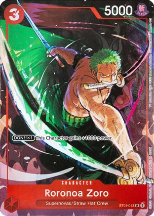 Roronoa Zoro (Gift Collection 2023) (ST01-013) [One Piece Promotion Cards] Foil - Deck Out Gaming