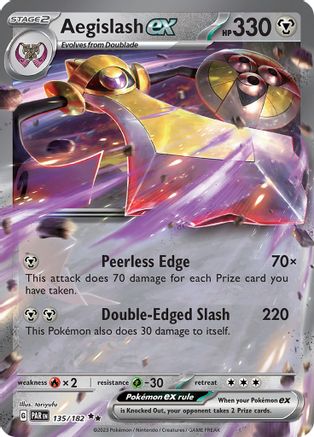 Aegislash ex (135) [SV04: Paradox Rift] Holofoil - Deck Out Gaming