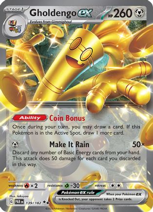 Gholdengo ex - 139/182 (139) [SV04: Paradox Rift] Holofoil - Deck Out Gaming