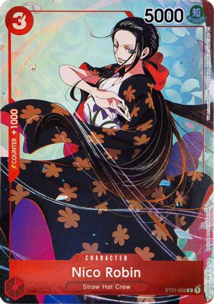 Nico Robin (Gift Collection 2023) (ST01-008) [One Piece Promotion Cards] Foil - Deck Out Gaming