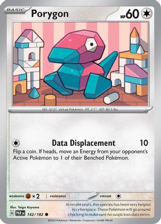 Porygon (142) [SV04: Paradox Rift] Reverse Holofoil - Deck Out Gaming