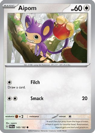 Aipom - 145/182 (145) [SV04: Paradox Rift] Reverse Holofoil - Deck Out Gaming