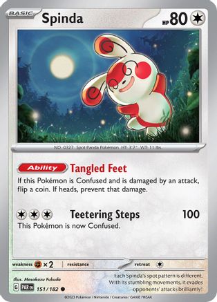 Spinda (151) [SV04: Paradox Rift] Reverse Holofoil - Deck Out Gaming