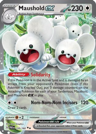 Maushold ex (155) [SV04: Paradox Rift] Holofoil - Deck Out Gaming