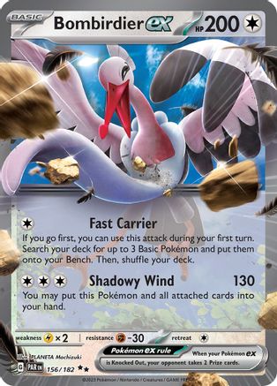 Bombirdier ex (156) [SV04: Paradox Rift] Holofoil - Deck Out Gaming