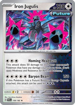 Iron Jugulis - 158/182 (158) [SV04: Paradox Rift] Holofoil - Deck Out Gaming