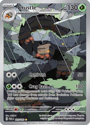 Crustle - 183/182 (183) [SV04: Paradox Rift] Holofoil - Deck Out Gaming