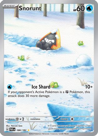 Snorunt - 188/182 (188) [SV04: Paradox Rift] Holofoil - Deck Out Gaming