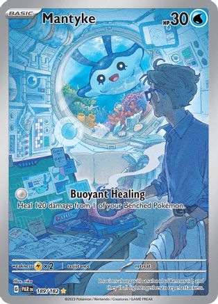 Mantyke - 189/182 (189) [SV04: Paradox Rift] Holofoil - Deck Out Gaming