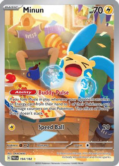 Minun - 194/182 (194) [SV04: Paradox Rift] Holofoil - Deck Out Gaming