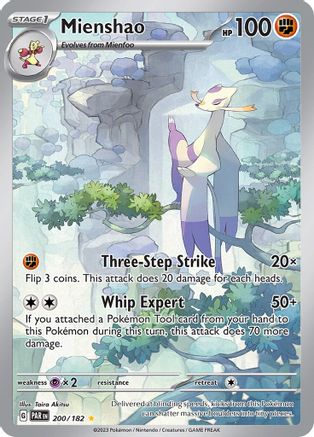 Mienshao - 200/182 (200) [SV04: Paradox Rift] Holofoil - Deck Out Gaming