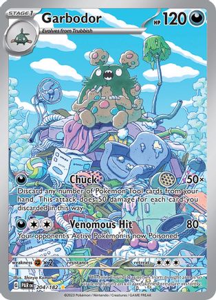 Garbodor - 204/182 (204) [SV04: Paradox Rift] Holofoil - Deck Out Gaming