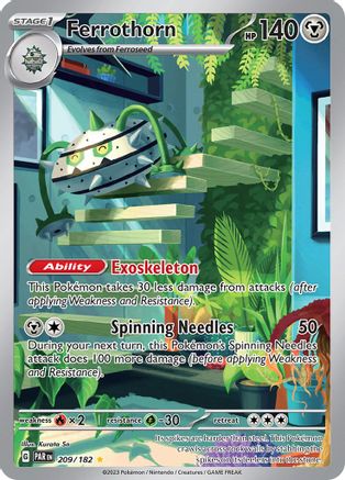 Ferrothorn - 209/182 (209) [SV04: Paradox Rift] Holofoil - Deck Out Gaming