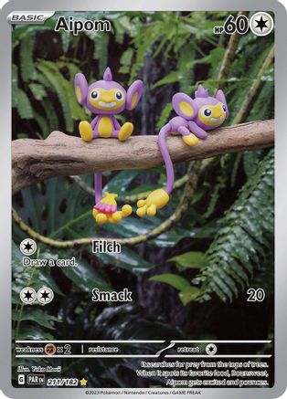Aipom - 211/182 (211) [SV04: Paradox Rift] Holofoil - Deck Out Gaming