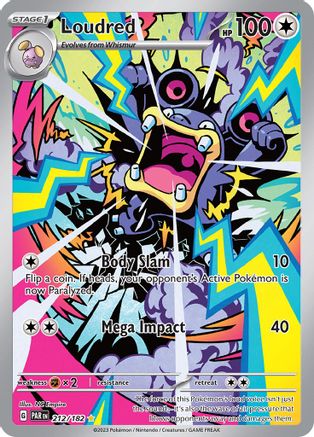 Loudred - 212/182 (212) [SV04: Paradox Rift] Holofoil - Deck Out Gaming