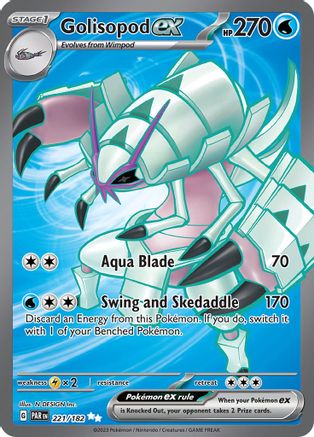 Golisopod ex - 221/182 (221) [SV04: Paradox Rift] Holofoil - Deck Out Gaming