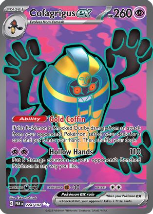 Cofagrigus ex - 224/182 (224) [SV04: Paradox Rift] Holofoil - Deck Out Gaming