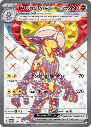 Toxtricity ex - 227/182 (227) [SV04: Paradox Rift] Holofoil - Deck Out Gaming