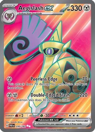 Aegislash ex - 230/182 (230) [SV04: Paradox Rift] Holofoil - Deck Out Gaming