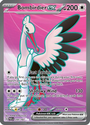 Bombirdier ex - 234/182 (234) [SV04: Paradox Rift] Holofoil - Deck Out Gaming