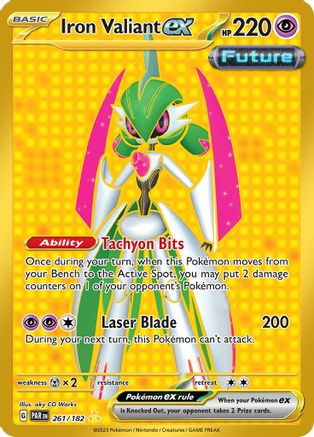 Iron Valiant ex - 261/182 (261) [SV04: Paradox Rift] Holofoil - Deck Out Gaming