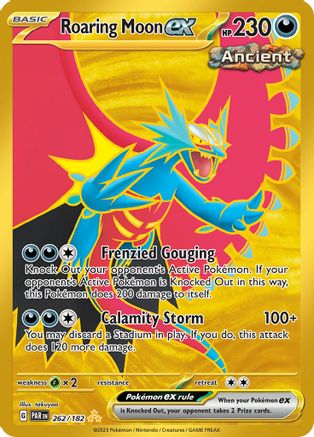 Roaring Moon ex - 262/182 (262) [SV04: Paradox Rift] Holofoil - Deck Out Gaming