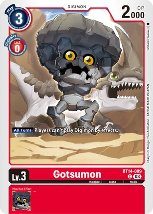 Gotsumon (BT14-009) [Blast Ace] - Deck Out Gaming