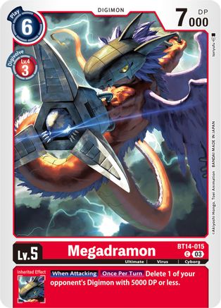 Megadramon (BT14-015) [Blast Ace] - Deck Out Gaming