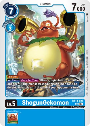 ShogunGekomon (BT14-028) [Blast Ace] - Deck Out Gaming