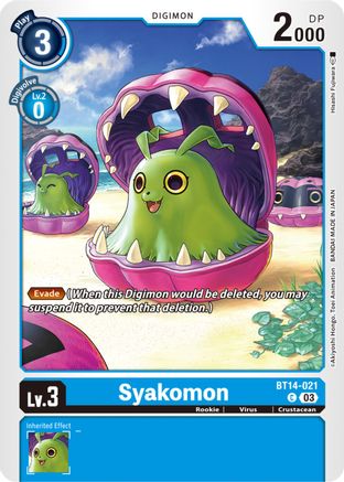 Syakomon (BT14-021) [Blast Ace] - Deck Out Gaming