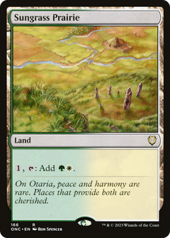 Sungrass Prairie (166) [Commander: Phyrexia: All Will Be One] - Deck Out Gaming