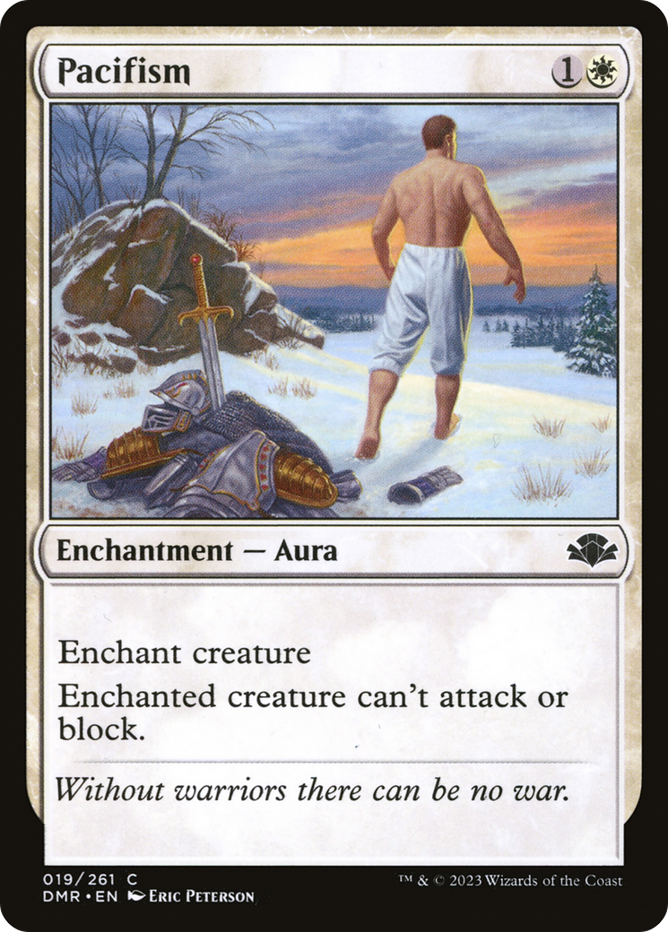 Pacifism (19) [Dominaria Remastered] foil - Deck Out Gaming