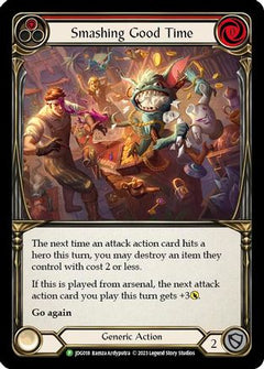 Smashing Good Time (Red) - JDG018 (JDG018) [Flesh and Blood: Promo Cards] Cold Foil - Deck Out Gaming