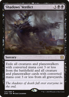 Shadows' Verdict (124) [Zendikar Rising] foil - Deck Out Gaming