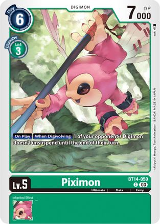 Piximon (BT14-050) [Blast Ace] - Deck Out Gaming