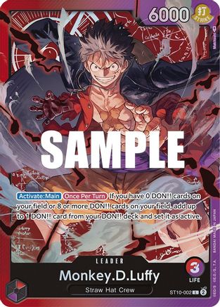 Monkey.D.Luffy (002) (ST10-002) [Ultra Deck: The Three Captains] Foil - Deck Out Gaming