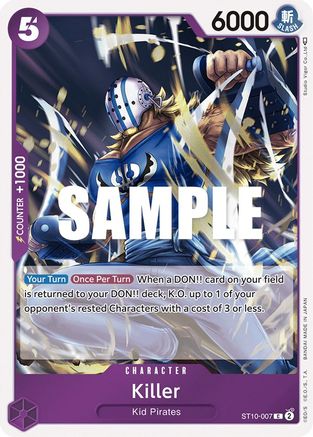 Killer (ST10-007) [Ultra Deck: The Three Captains] Foil - Deck Out Gaming